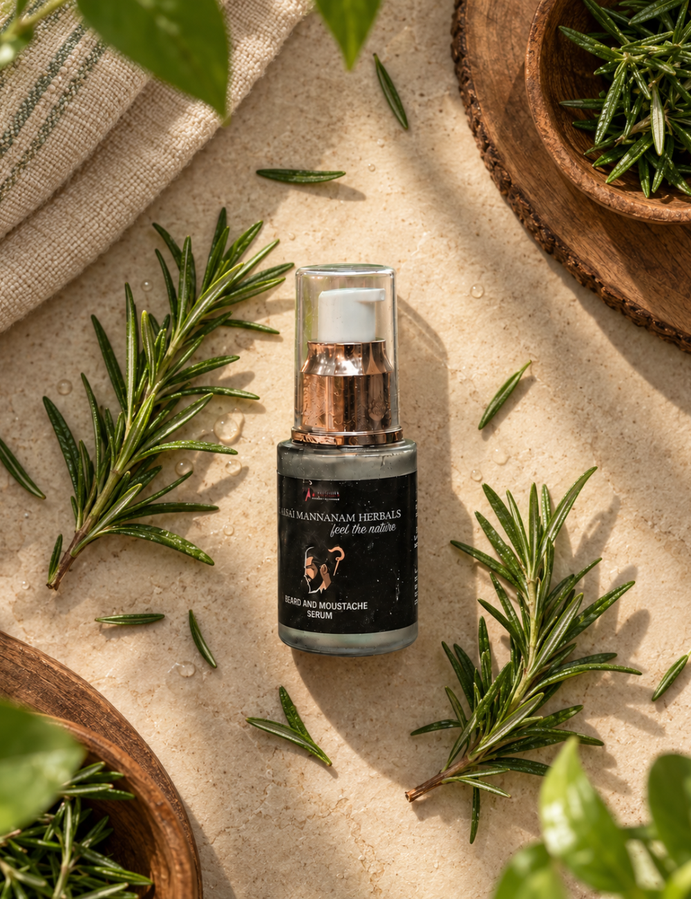 Herbal Beard & Moustache Serum-30ml