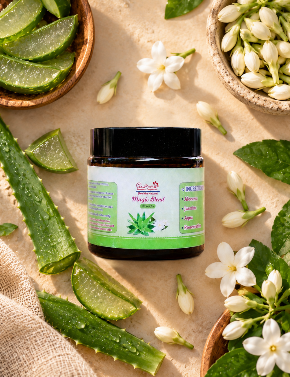 Magic Blend – All-in-One Aloe Vera & Jasmine Gel