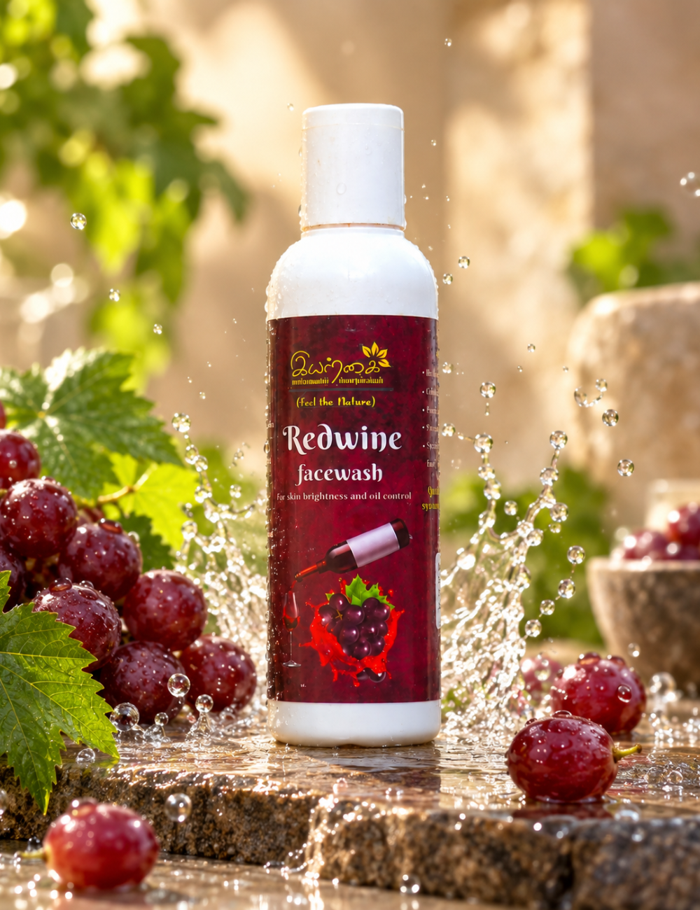 Redwine Facewash – Skin Brightness & Oil Control