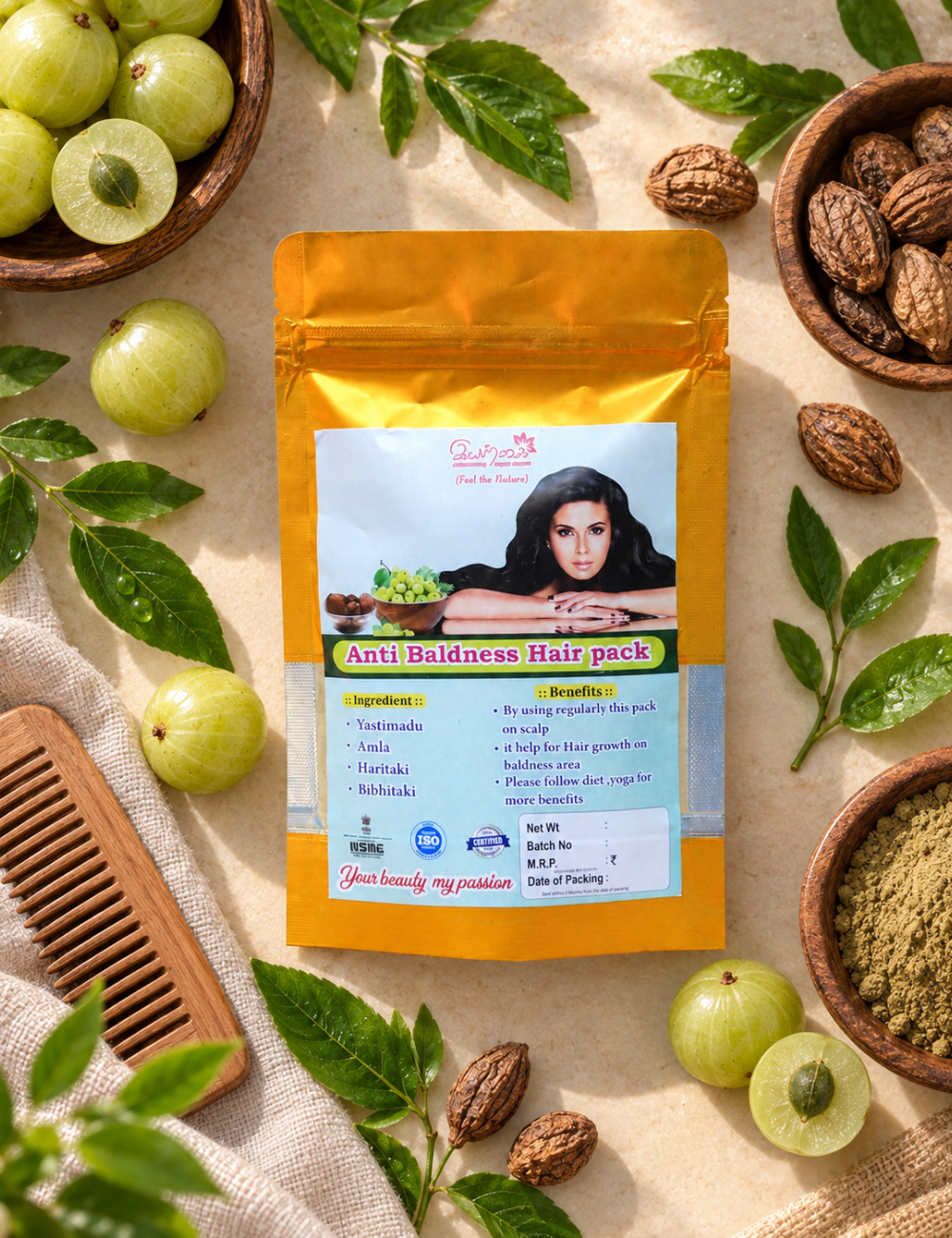Eyarkai  Anti-Baldness Hair Pack 100 gms