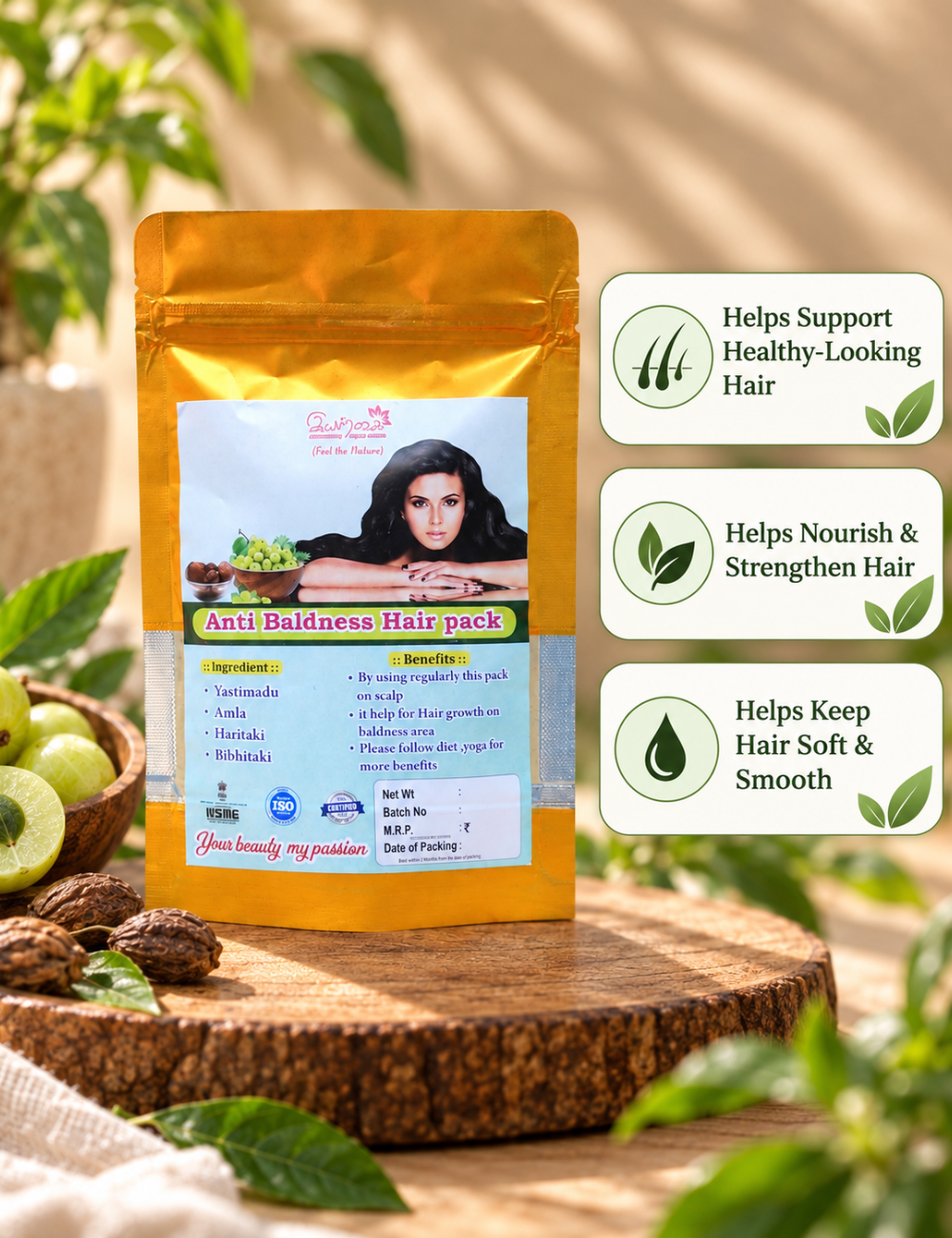 Eyarkai  Anti-Baldness Hair Pack 100 gms