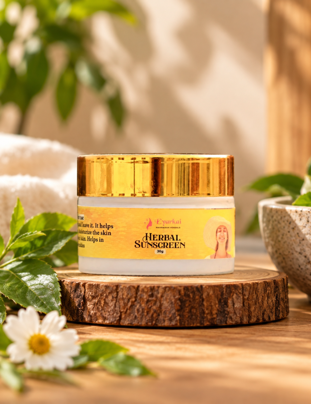 Herbal Sunscreen SPF Care – Daily Sun Protection Cream | 50g