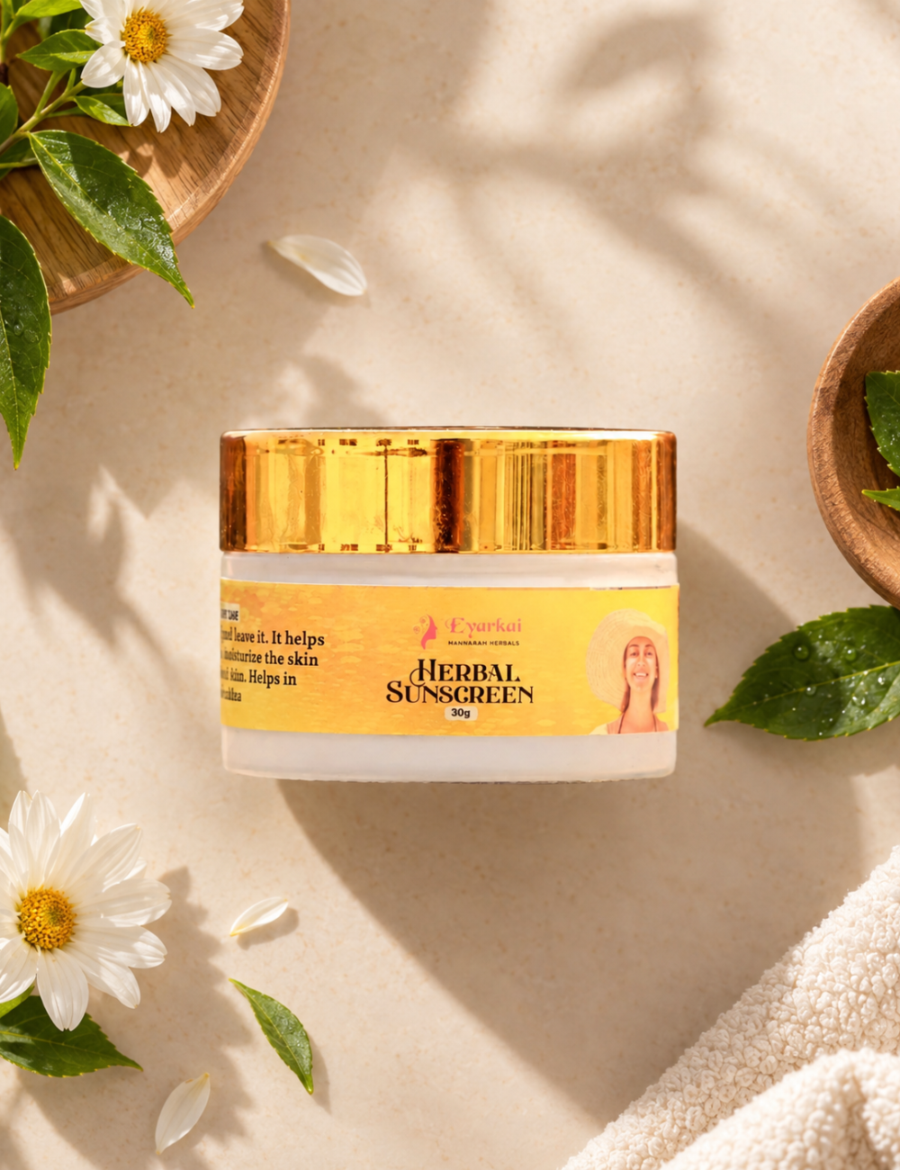 Herbal Sunscreen SPF Care – Daily Sun Protection Cream | 50g