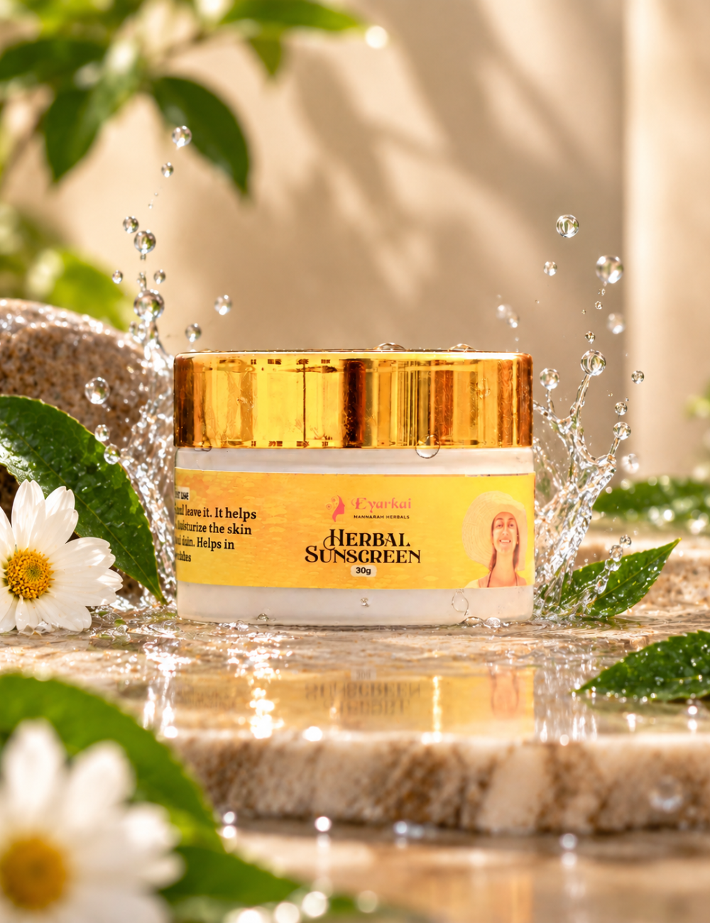 Herbal Sunscreen SPF Care – Daily Sun Protection Cream | 50g