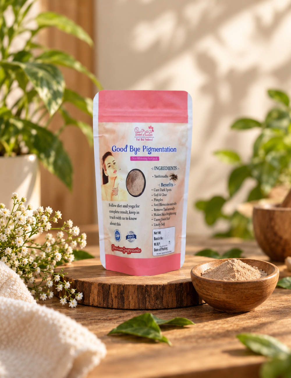 Good Bye Pigmentation Herbal Pack – Skin Care Pack for Even-Looking Skin