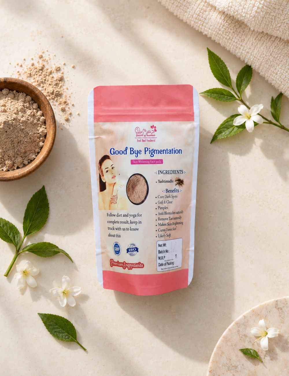 Good Bye Pigmentation Herbal Pack – Skin Care Pack for Even-Looking Skin