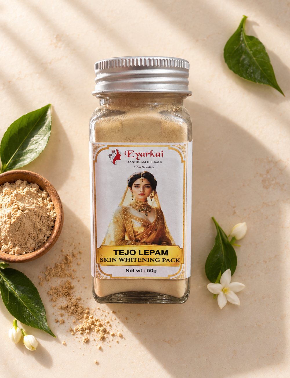 Tejo Lepam Skin Care Pack – Herbal Face Pack for Radiant-Looking Skin