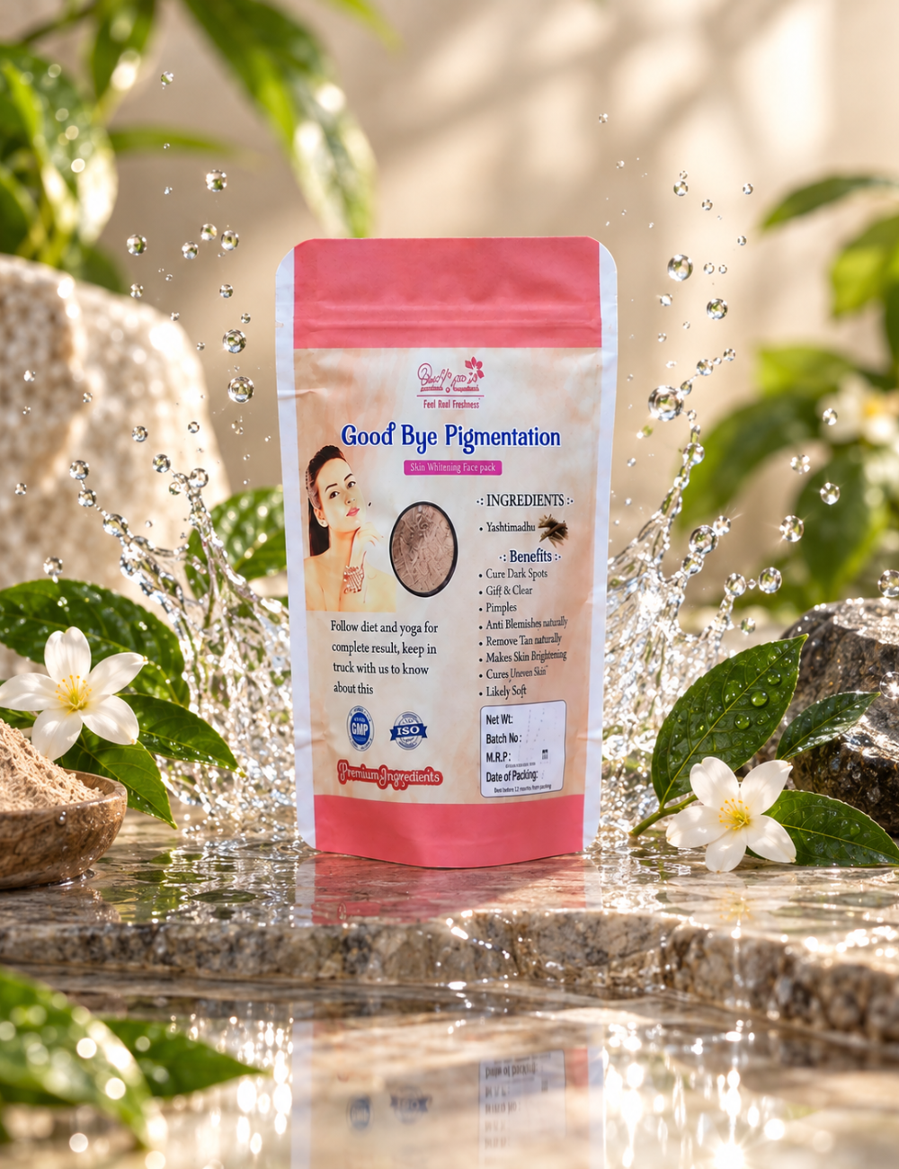 Good Bye Pigmentation Herbal Pack – Skin Care Pack for Even-Looking Skin