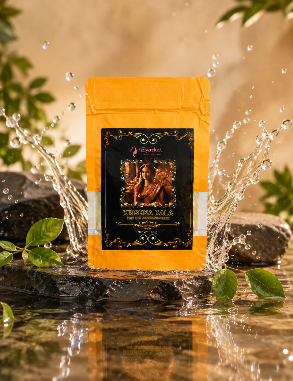 Krishna Kala Herbal Grey Hair Care Mask - 100 Gms