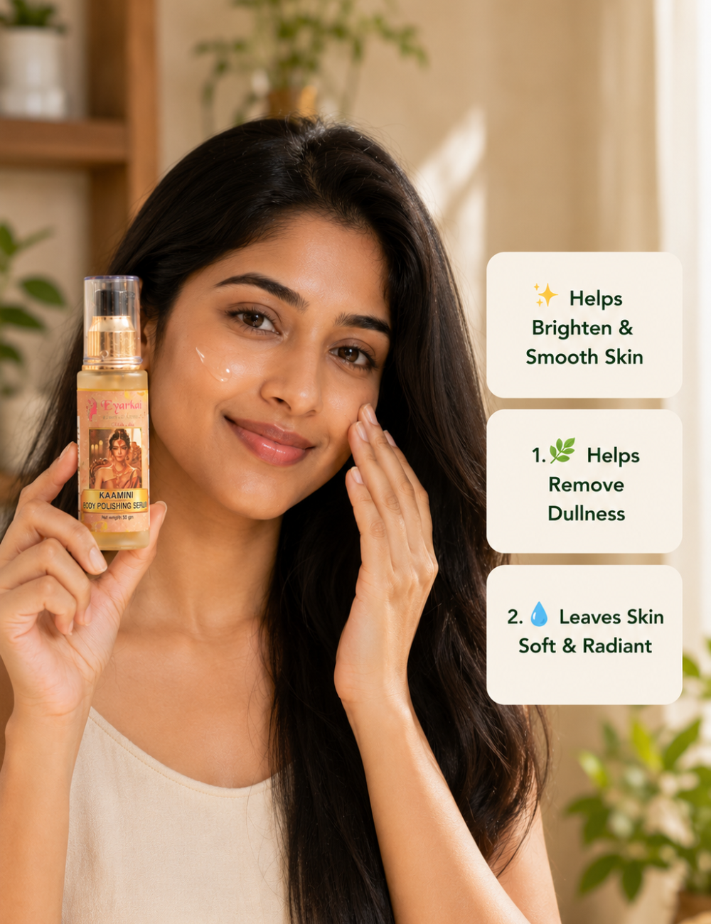 Kaamini Body Polishing Serum – Herbal Body Care 50 ml
