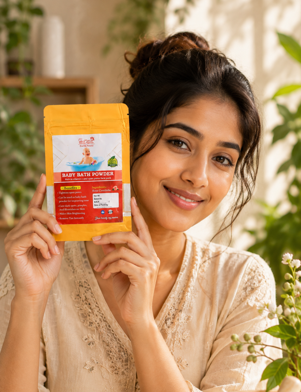 Iyarkai Baby Bath Powder – Natural Baby Skin Care