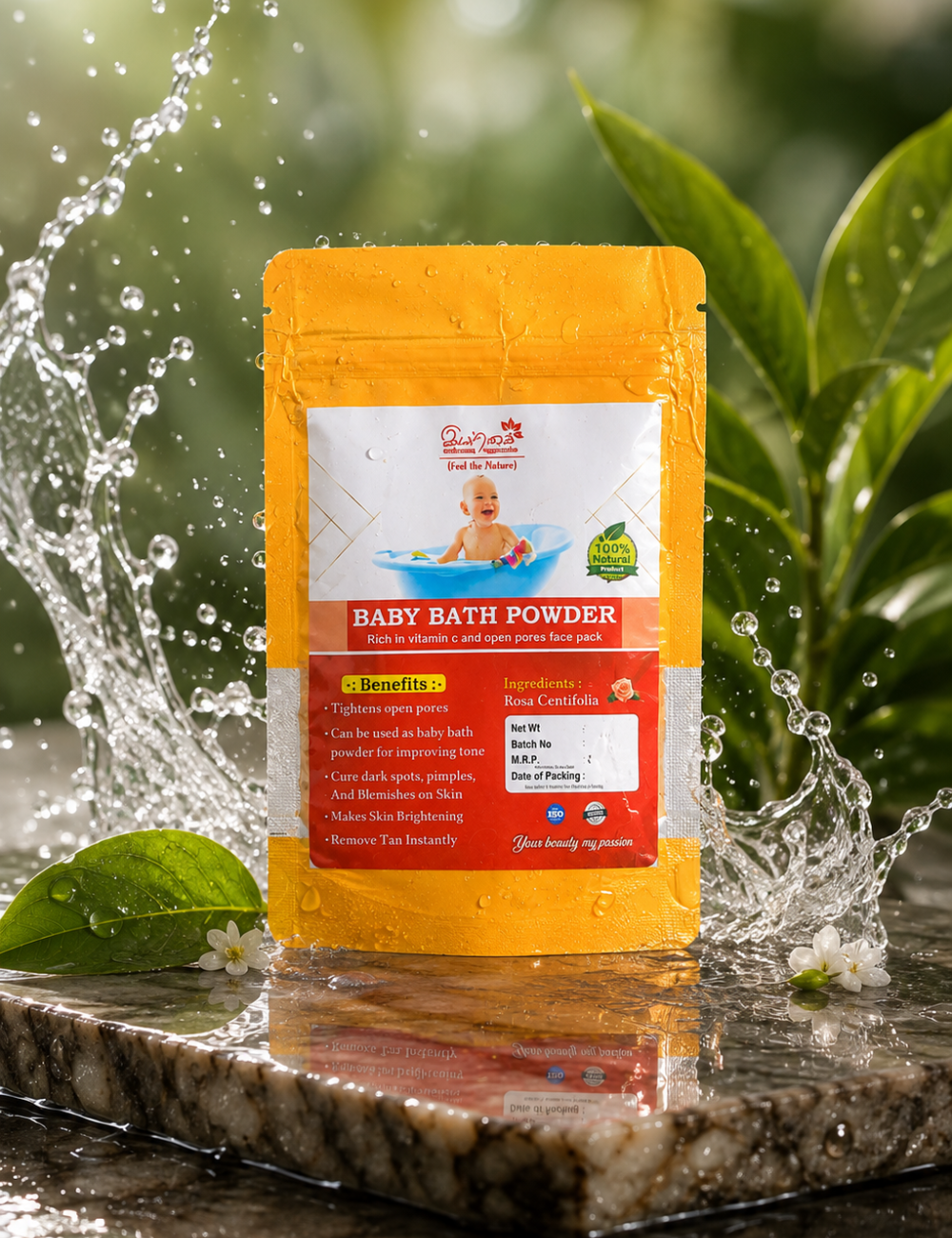 Iyarkai Baby Bath Powder – Natural Baby Skin Care