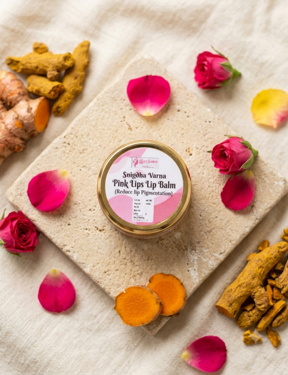 Snigdha Varna Pink Lips Lip Balm – Herbal Lip Care 10gms