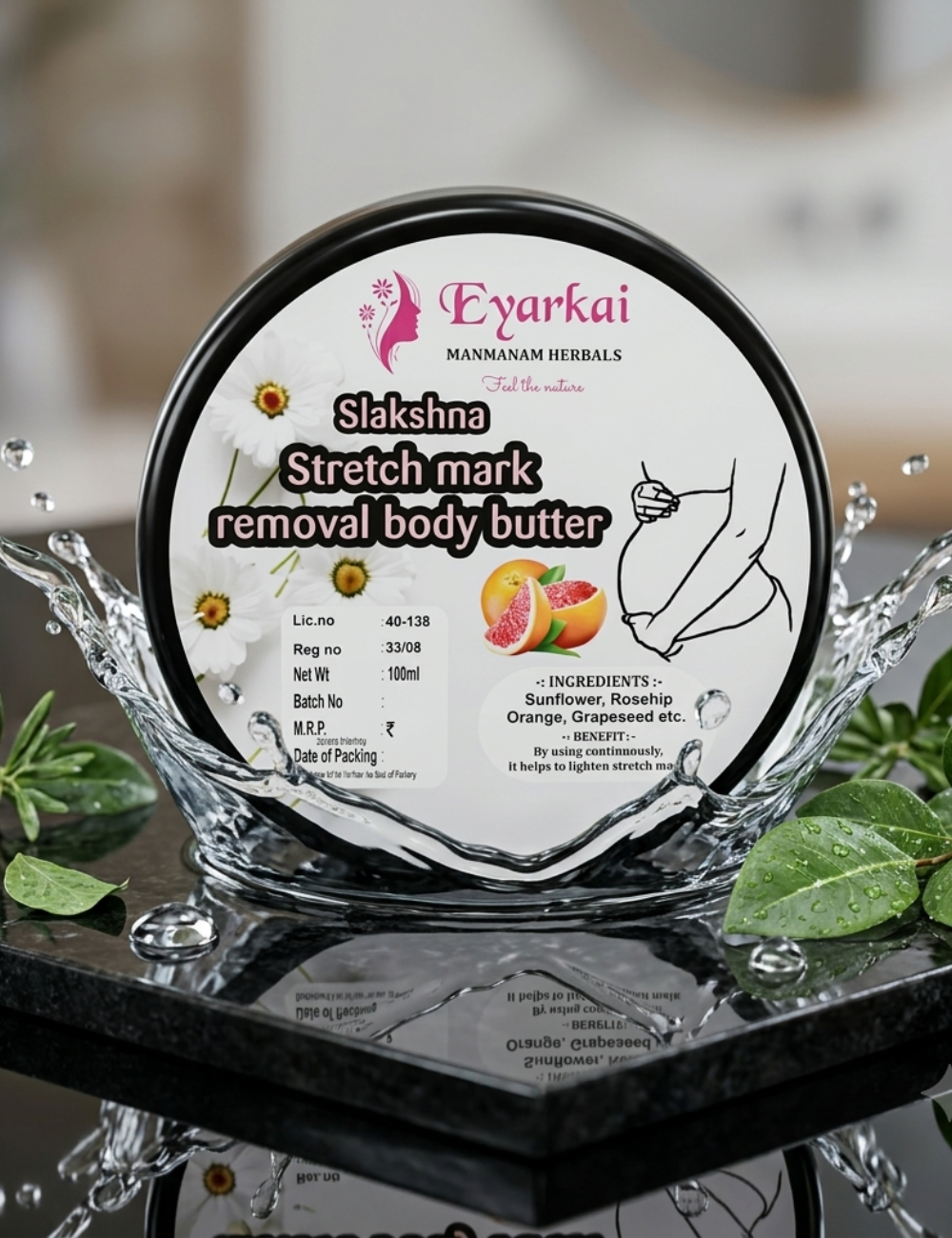 Slakshna Stretch Mark Care Body Butter 100Gms